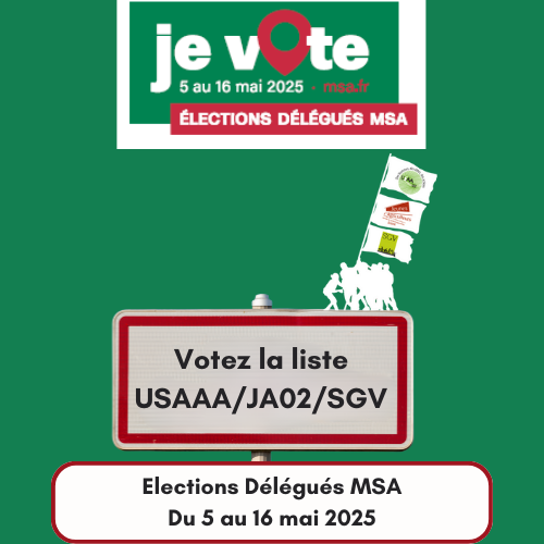 votez la liste USAA/JA02/SGV